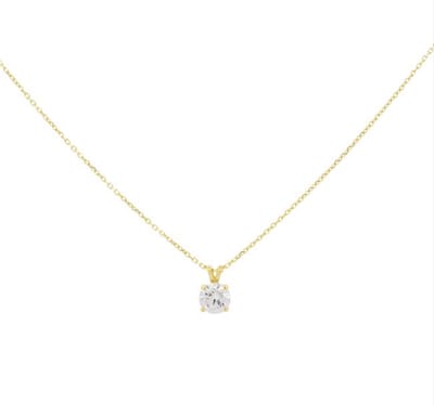 Di Lusso 14K Gouden HANGER – 0.40 ct Lab Grown Diamant