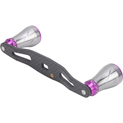 95MM Draaiende Molen Rockende Handgreep Links Rechts Vissen Wiel Knop Vervanging Gun Paars gray