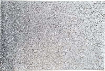 Zeller diner tafel placemats - gevlochten - glanzend zilver - rechthoekig - 30 x 45 cm