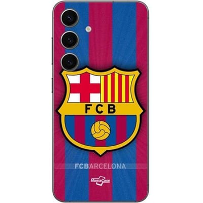 Coque de téléphone - FC Barcelona - Samsung Galaxy S24 Plus - Souple - Silicone - Logo sportif zwart