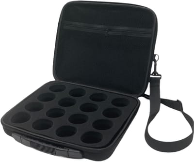 Bal Opbergtas - Reistas Ballen - Competitie Training - Gewatteerde Specialistische Lay-out - 35x25x10cm - Zwart