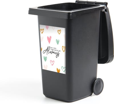 Container sticker Quotes - Relatie - Liefde - Spreuken - You will forever be my always - 40x60 cm - Kliko sticker