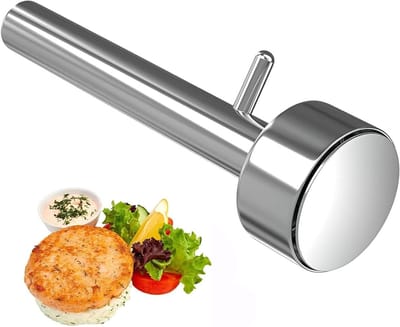 Professionele Falafel Portionering met RVS Schep - Ideaal voor Falafel en Gehaktballetjes, 4 cm Dikte