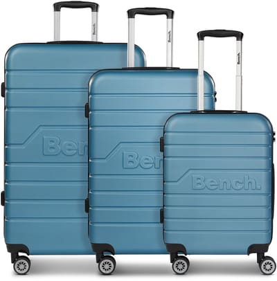 Bench Seattle 4 wielen Kofferset 3-delig - Harde bagage - TSA slot - nordic-blue