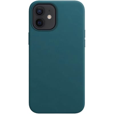 iPhone 12 MagSafe Leren hoesje - Blauw