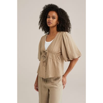 WE Fashion Blouse Beige Taglia: XS | Magliette intime Outlet | Donna | Marrone