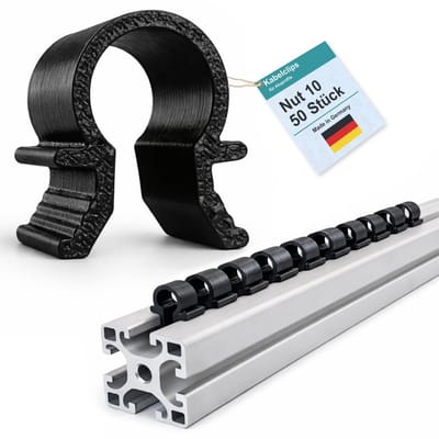 Kabelclips - Kabelhouders Omega-klem - Kabelbeheer - Eenvoudige Montage - Groef 10 Tot 12mm