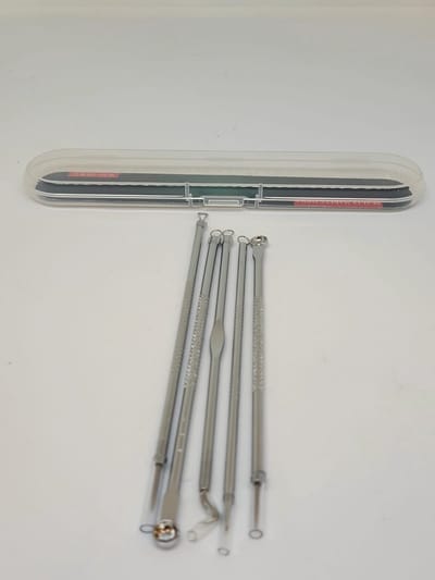 Jumada's - 5-delige professionele set voor het verwijderen van mee-eters en acne - Blackhead Killer - Comedonenlepel - Puistenverwijderaar