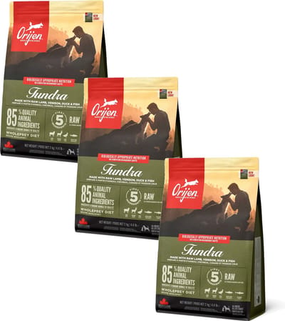 Orijen Whole Prey Tundra Dog Geit&Zwijn - Hondenvoer - 3 x 2 kg
