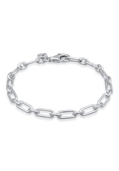 KUZZOI - Armband - Gliederkette Modern Oval 925 Sterling Silber - Heren