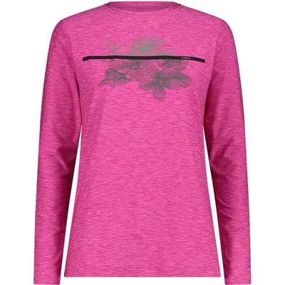 Cmp 33n2226 T-shirt Met Lange Mouwen Roze 2XS Vrouw