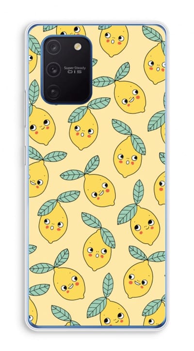 Case Company® - Hoesje geschikt voor Samsung Galaxy Note 10 Lite hoesje - Citroenen - Soft Cover Telefoonhoesje - Bescherming aan alle Kanten en Schermrand