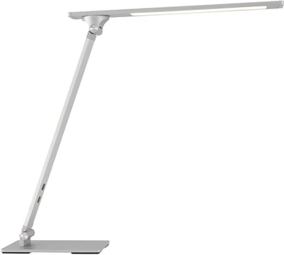 Tafellamp Serenade 2684ST Staal, Lichtkleur instelbaar, Draaibaar en Kantelbaar, Steinhauer, Design, 40-70 cm hoogte, 18x12 cm voet