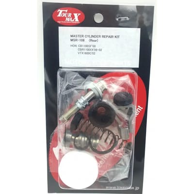 Motorfiets hoofdremcilinder reparatieset Tourmax MSB-108 (REAR)