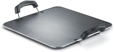 Vierkante Koekenpan - Tawa Pan - Pannenkoeken Bakken - Residuvrije Antiaanbaklaag - 30 cm - Zwart