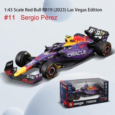 Bburago 1:43 F1 Red Bull Racing Tag Heuer Rb20 #1 Verstappen #11 Perez Legering Auto Die Cast Model Speelgoed Verzamelaar Sf24
