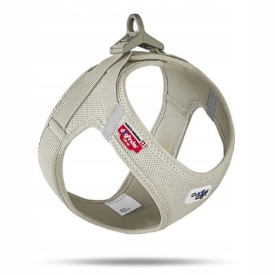 Curli Clasp Air Mesh Hondentuigje - Beige - Maat 3XS