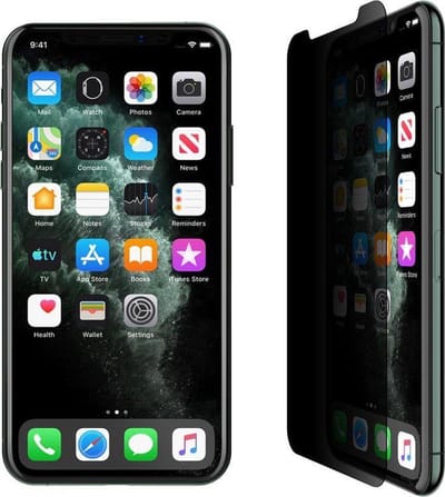 Scoby - Privacy Screenprotector - Bescherming Geschikt voor iPhone 11 Pro Max en XS Max - Tempered Glass - Screen Protector