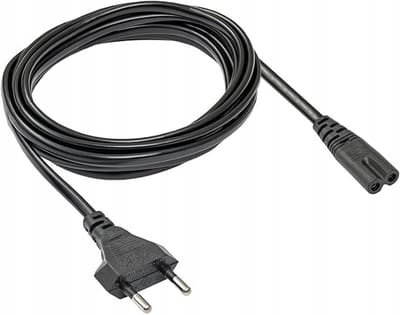 Akyga 2-pins Stroomkabel IEC C7 1.5m voor PC en Apparaten