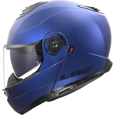 LS2 FF908 Strobe II Mat Navy Blauw 06 Systeemhelm - Helm
