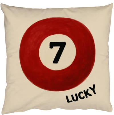Sierkussens - Kussentjes Woonkamer - 50x50 cm - Cirkel - Zeven - Lucky - Rood