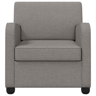 vidaXL - Fauteuil - Taupe - Stof