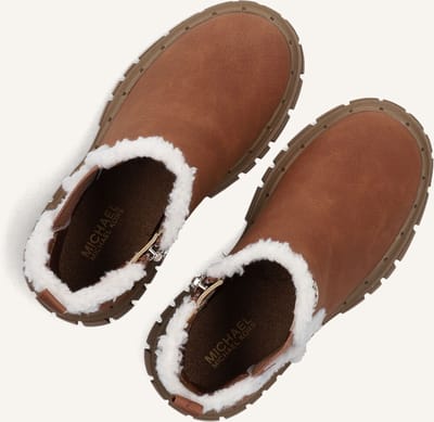Michael Kors Kids Blake Chelsea Boots Meisjes - Cognac - Maat 37