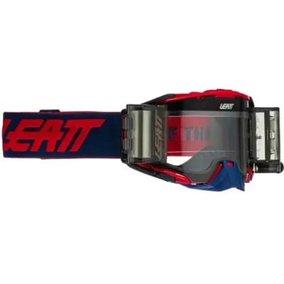 Leatt Velocity 6.5 Roll-Off Combat Rood Blauw Crossbril -