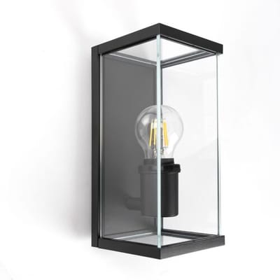 KS Verlichting buitenlamp - Toledo muurlamp - Zwart - E27 - Modern