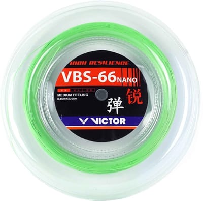 VICTOR VBS-66 Nano badmintonsnaar - groen - coil 200m