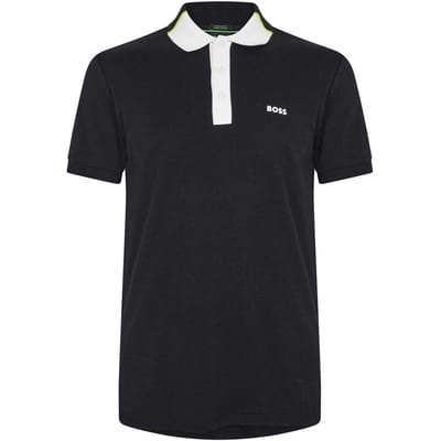 Boss Heren Paddy 3 Poloshirt (Zwart)