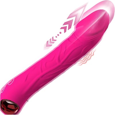 longziming -Dildo - Automatisch Stotend - 2-in-1 Stoß Und Vibration Mit Realistischer Bewegung - 1 Stuk - Voor Solo En Paar Gebruik