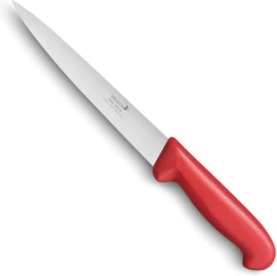 Déglon Uitbeenmes 20 cm – Semi-flexibel – Rood Handvat – Precisie en Comfort