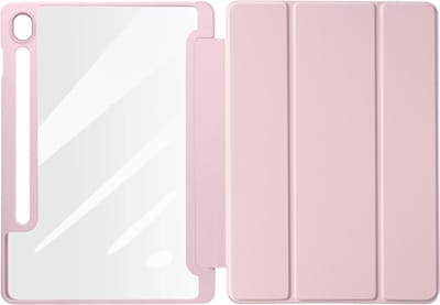Dux Ducis - Tablet hoes geschikt voor Samsung Galaxy Tab S9/S9 FE (2023) - Toby Series - Auto Wake/Sleep functie - Roze