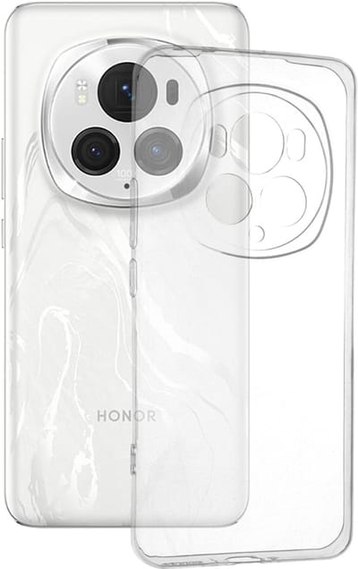 Hoesje geschikt voor HONOR Magic6 Pro - Techsuit Clear Silicone Back Cover - Transparant