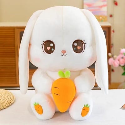 Radijs Konijn Poppetje Pluche Speelgoed Schattig Poppetje Zacht Knuffeldier Slaapkussen Kussen Kerstcadeaus Voor Kinderen En Meisjes 50cm