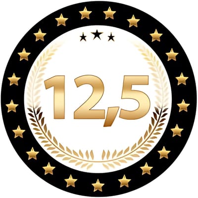 Bierviltjes 12,5 - 25x stuks - zwart/goud - luxe - verjaardag/jubilea - feestartikelen