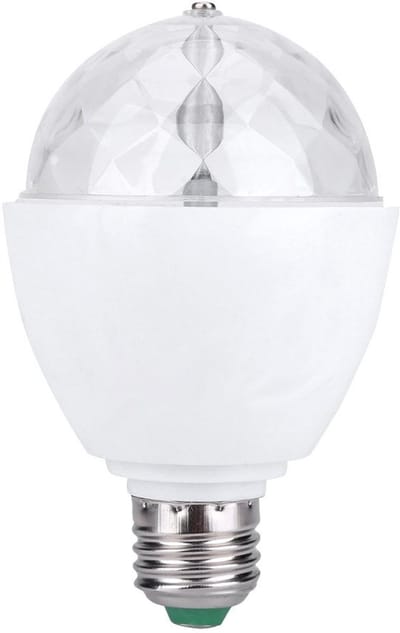 Dailygoods- LED-faselicht 3 W - E27 - Professioneel Podiumlicht - Verlichtingsbereik 30-50 m² - 3 Lichtwijzigingen - Duurzaam tot 20.000 uur - Discolamp