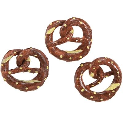 Pretzel Decoratie Scatter Decoratie Mini Kunstmatige Pretzels 4cm 6 St