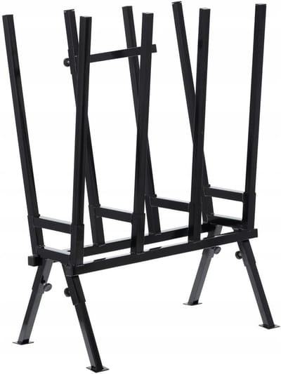 Zaagbok - Snijbok Hout - Hout Bewerken - Inklapbaar Stabiel - 81x37x103cm - Zwart