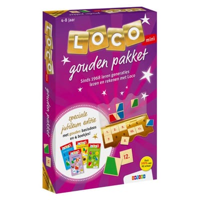 Loco mini gouden pakket Educatieve boeken (spelletjes en raadsels)