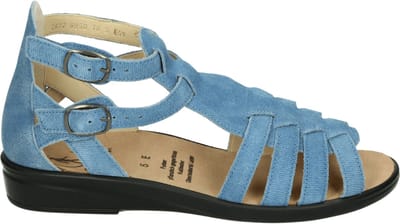 ganter - 202872 SONNICA HS - Platte sandalenDames Sandalen - Kleur: Blauw - Maat: 37