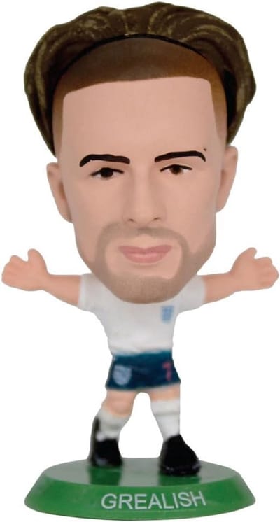 Voetbalfiguur Speler Miniatuur met Ronde Basis