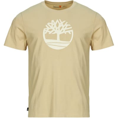 Timberland T-Shirt Met Boomlogo, Beige
