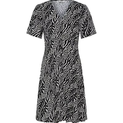 b.young - BYMMJOELLA SHORT VNECK DRESS 4 - Dames - Mini jurken