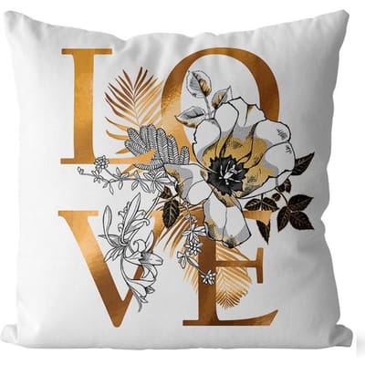 Housse de Coussin 45x45cm Imprimé Ginkgo Polyester Housse de Coussin de Canapé Décoration d'Intérieur Taie d'Oreiller Carrée Housse de Coussin Lombaire 45x45cm-Polyester brown