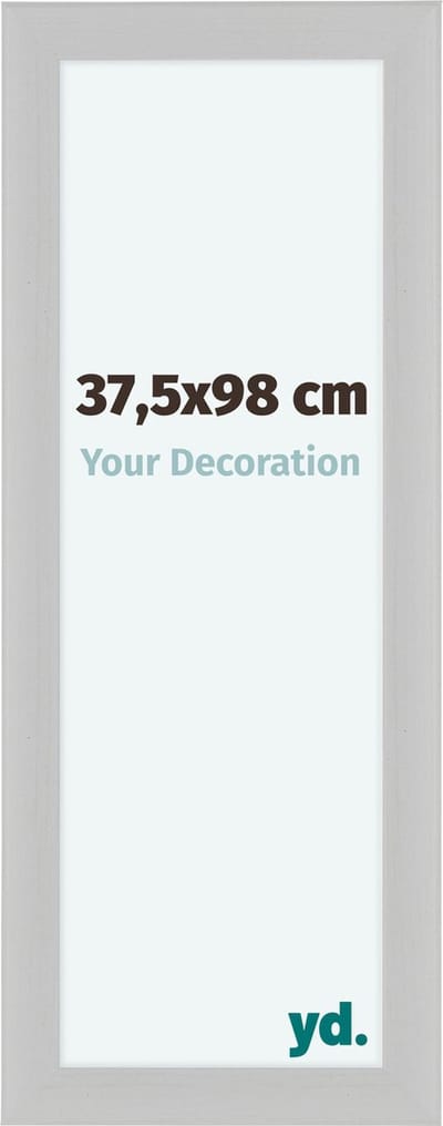 Your Decoration - Fotolijst 37,5x98 cm - MDF - Wit Houtnerf - Como