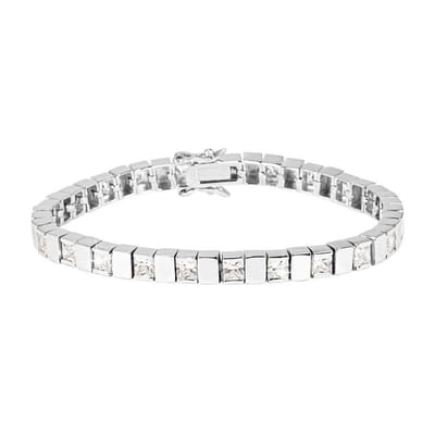 Di Lusso - Armband Lucia - Zirkonia - Zilver 925 - Dames - 19 cm