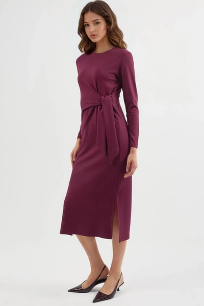 Modal Touch Split Jurk