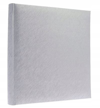 Elegant Zilver Album - 60 Zwarte Pagina's - Bruiloft/Herinneringen